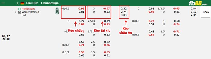fb88-bảng kèo trận đấu Heidenheim vs Werder Bremen