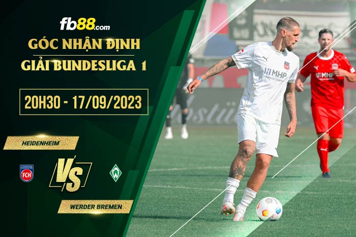 fb88-soi kèo Heidenheim vs Werder Bremen
