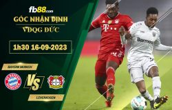 Fb88 soi kèo trận đấu Bayern Munich vs Leverkusen