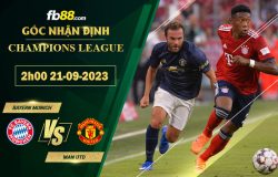 Fb88 soi kèo trận đấu Bayern Munich vs Man Utd