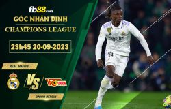 Fb88 soi kèo trận đấu Real Madrid vs Union Berlin