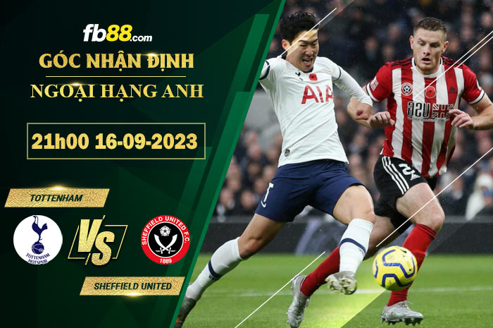 Fb88 soi kèo trận đấu Tottenham vs Sheffield United