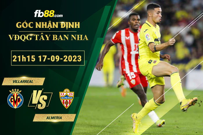 Fb88 soi kèo trận đấu Villarreal vs Almeria