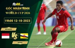 Fb88 soi kèo trận đấu Indonesia vs Brunei