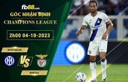 Fb88 soi kèo trận đấu Inter Milan vs Benfica