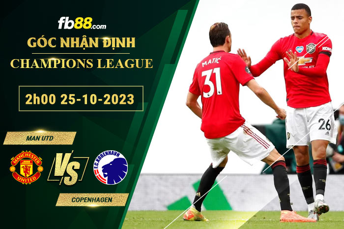 Fb88 soi kèo trận đấu Man Utd vs Copenhagen