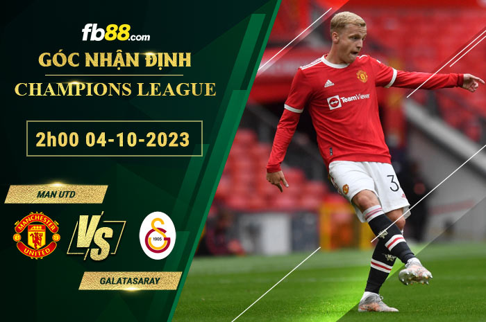 Fb88 soi kèo trận đấu Man Utd vs Galatasaray