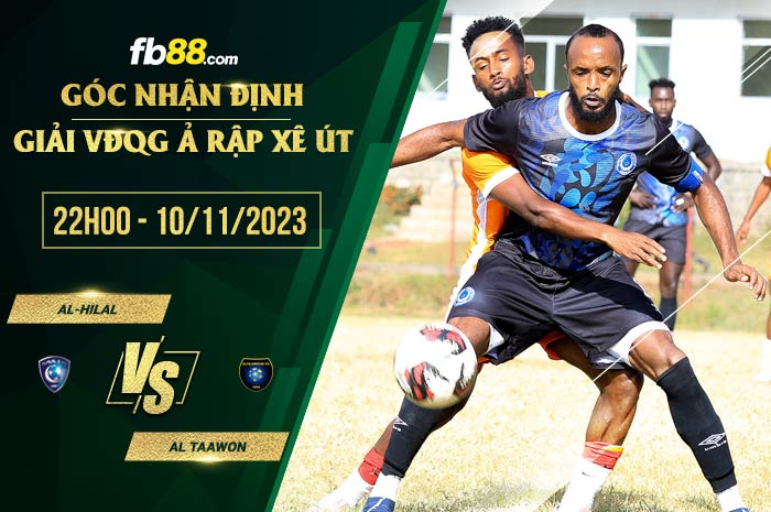 fb88-soi kèo Al-Hilal vs Al Taawon