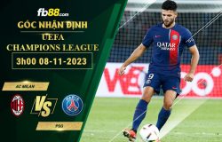 Fb88 soi kèo trận đấu AC Milan vs PSG