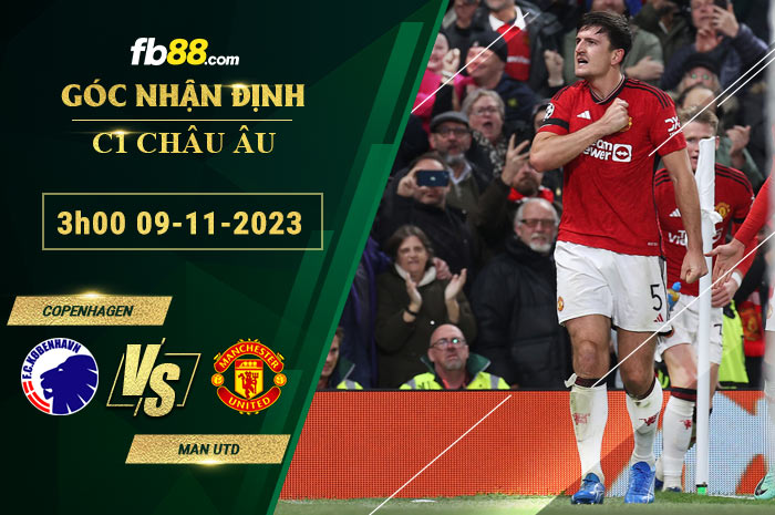 Fb88 soi kèo trận đấu Copenhagen vs Man Utd