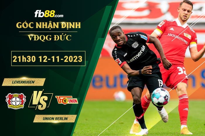 Fb88 soi kèo trận đấu Leverkusen vs Union Berlin