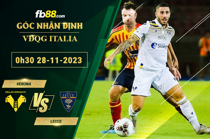 Fb88 soi kèo trận đấu Verona vs Lecce