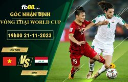 Fb88 soi kèo trận đấu Việt Nam vs Iraq