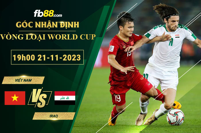 Fb88 soi kèo trận đấu Việt Nam vs Iraq