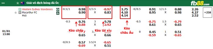 fb88-bảng kèo trận đấu Western Sydney vs Macarthur