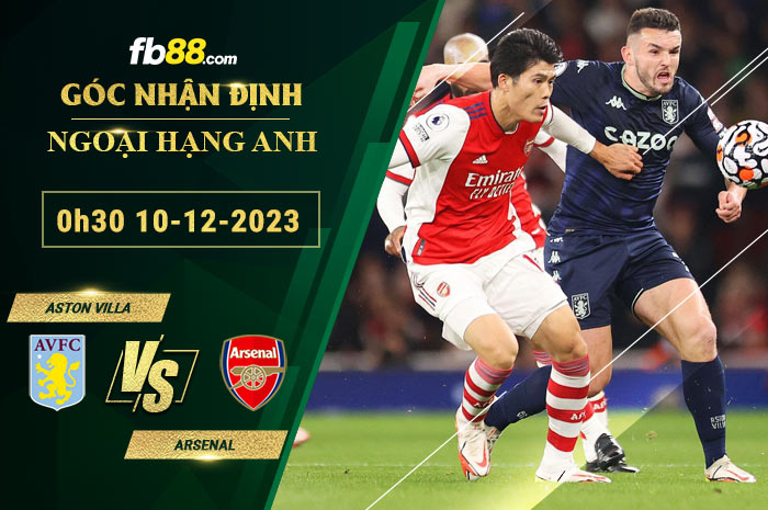 Fb88 soi kèo trận đấu Aston Villa vs Arsenal