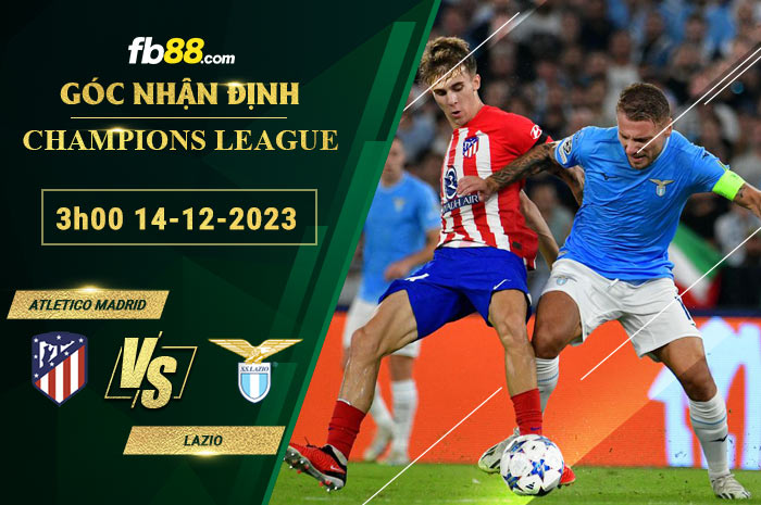 Fb88 soi kèo trận đấu Atletico Madrid vs Lazio