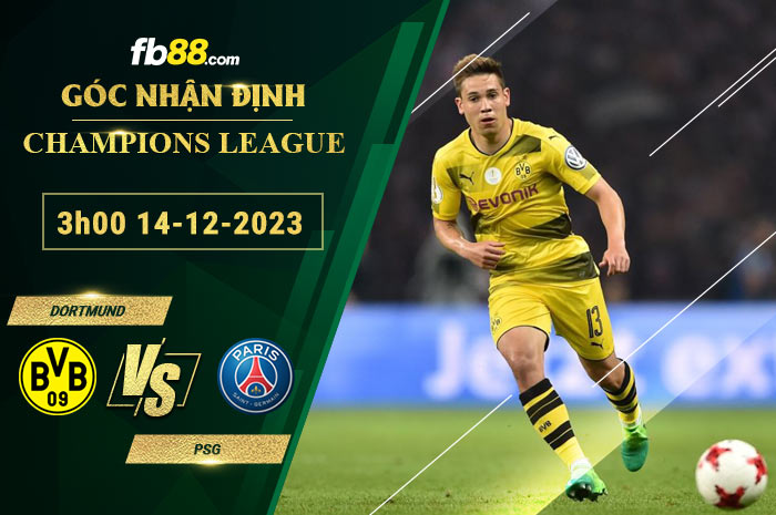 Fb88 soi kèo trận đấu Dortmund vs PSG