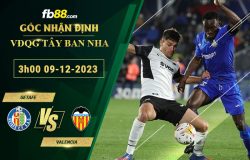 Fb88 soi kèo trận đấu Getafe vs Valencia