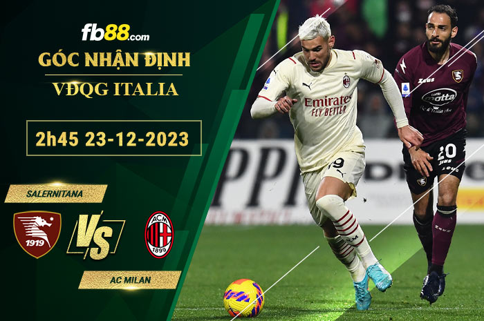 Fb88 soi kèo trận đấu Salernitana vs AC Milan
