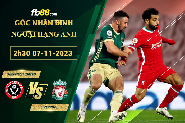 Fb88 soi kèo trận đấu Sheffield United vs Liverpool