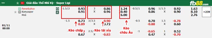 fb88-bảng kèo trận đấu Fenerbahce vs Konyaspor