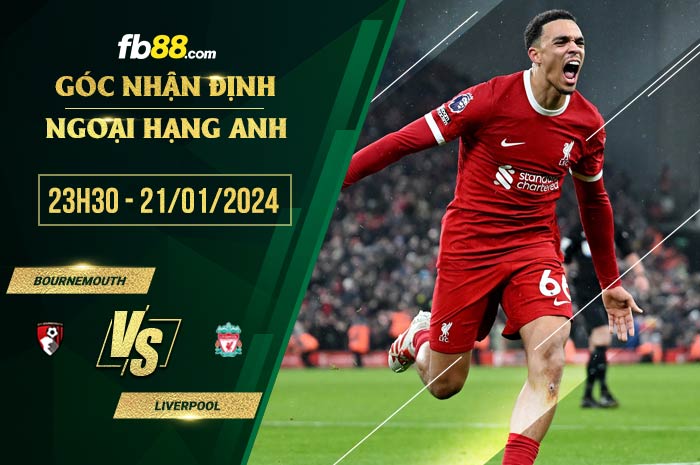 fb88-soi kèo Bournemouth vs Liverpool