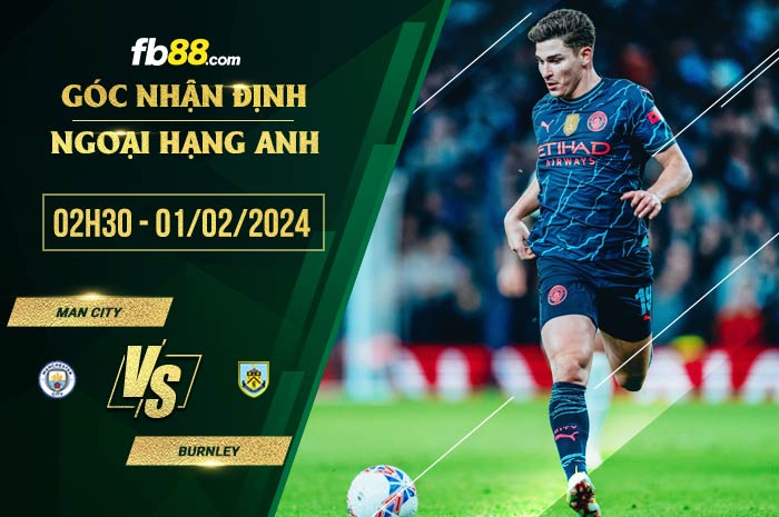 fb88-soi kèo Man City vs Burnley