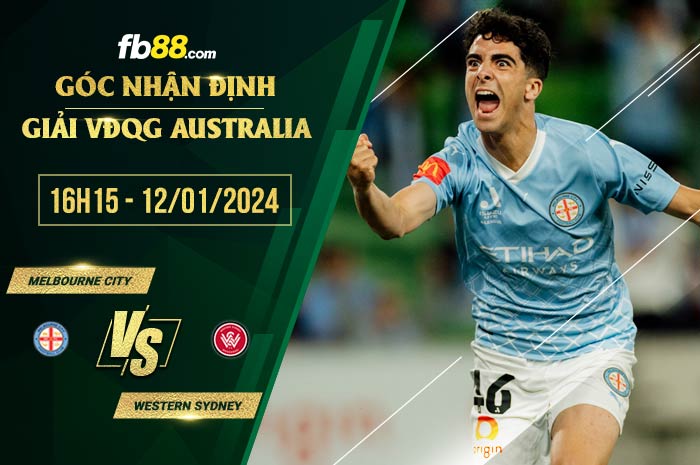 fb88-soi kèo Melbourne City vs Western Sydney
