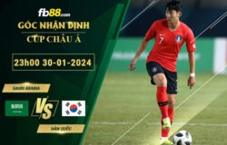 Fb88 soi kèo trận đấu Saudi Arabia vs Hàn Quốc