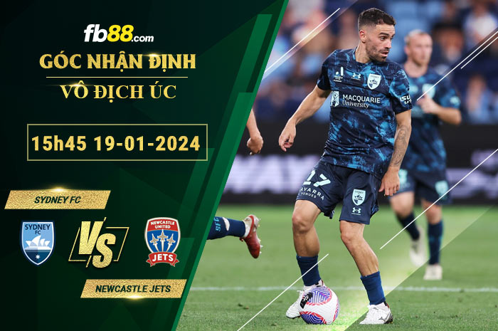 Fb88 soi kèo trận đấu Sydney FC vs Newcastle Jets
