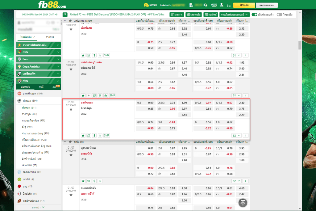 วิเคราะห์บอล: อาร์เซนอล VS ลิเวอร์พูล