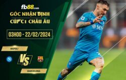 fb88-soi kèo Napoli vs Barcelona