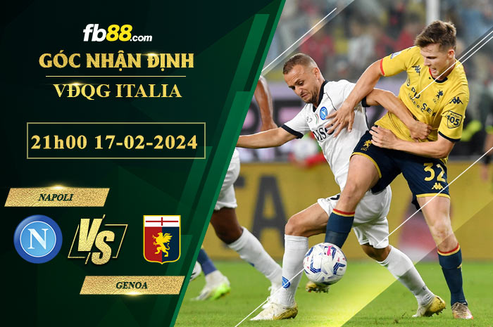 Fb88 soi kèo trận đấu Napoli vs Genoa