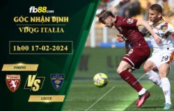 Fb88 soi kèo trận đấu Torino vs Lecce