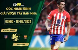 fb88-soi kèo Atletico Madrid vs Barcelona