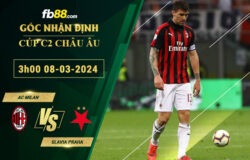 Fb88 soi kèo trận đấu AC Milan vs Slavia Praha