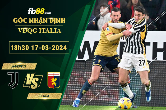 Fb88 soi kèo trận đấu Juventus vs Genoa