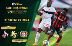 Fb88 soi kèo trận đấu Koln vs Leverkusen