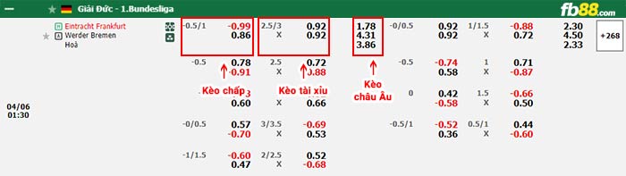 fb88-bảng kèo trận đấu Eintracht Frankfurt vs Werder Bremen