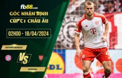 fb88-soi kèo Bayern Munich vs Arsenal