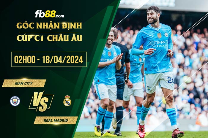 fb88-soi kèo Man City vs Real Madrid