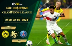 Fb88 soi kèo trận đấu Dortmund vs PSG