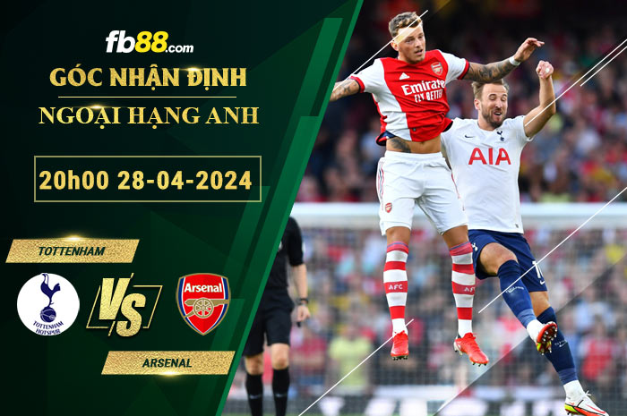 Fb88 soi kèo trận đấu Tottenham vs Arsenal