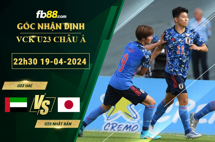 Fb88 soi kèo trận đấu U23 UAE vs U23 Nhật Bản
