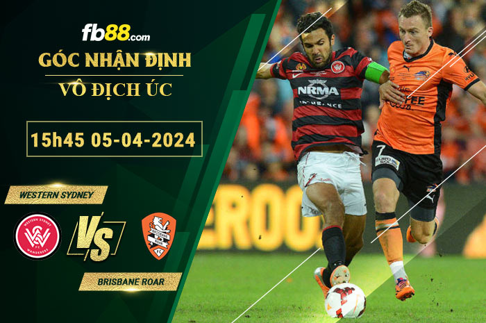 Fb88 soi kèo trận đấu Western Sydney vs Brisbane Roar