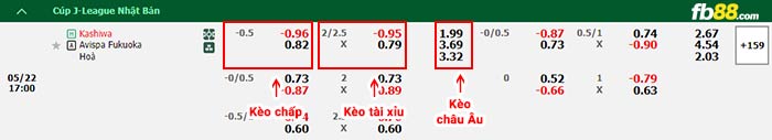 fb88-bảng kèo trận đấu Kashiwa Reysol vs Avispa Fukuoka