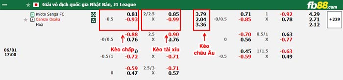 fb88-bảng kèo trận đấu Kyoto Sanga vs Cerezo Osaka