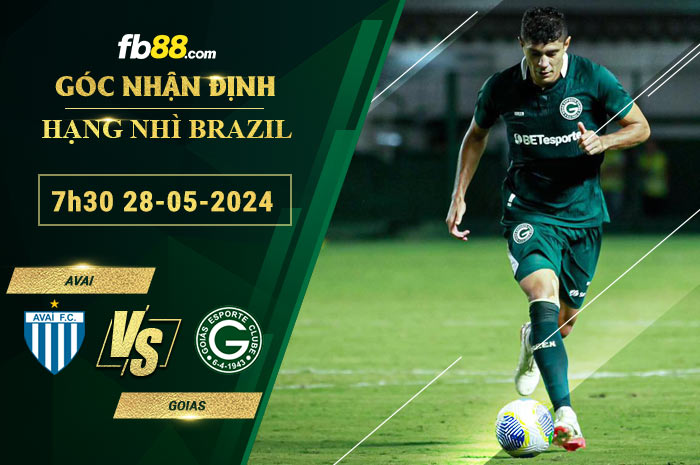 Fb88 soi kèo trận đấu Avai vs Goias