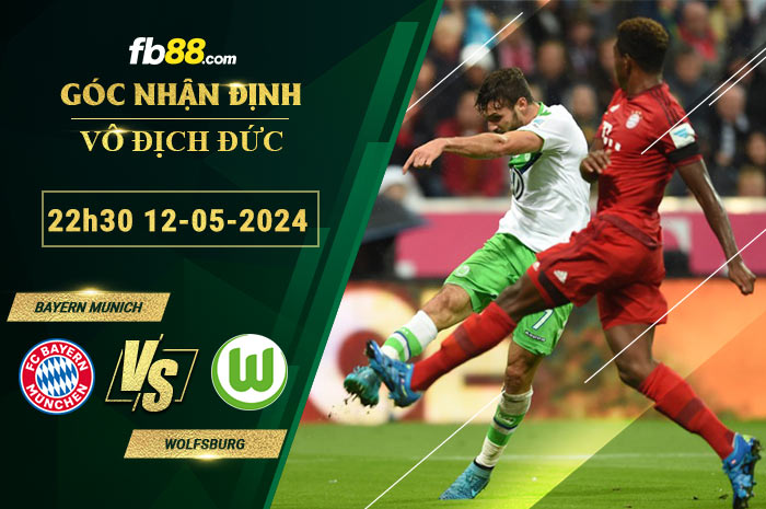 Fb88 soi kèo trận đấu Bayern Munich vs Wolfsburg